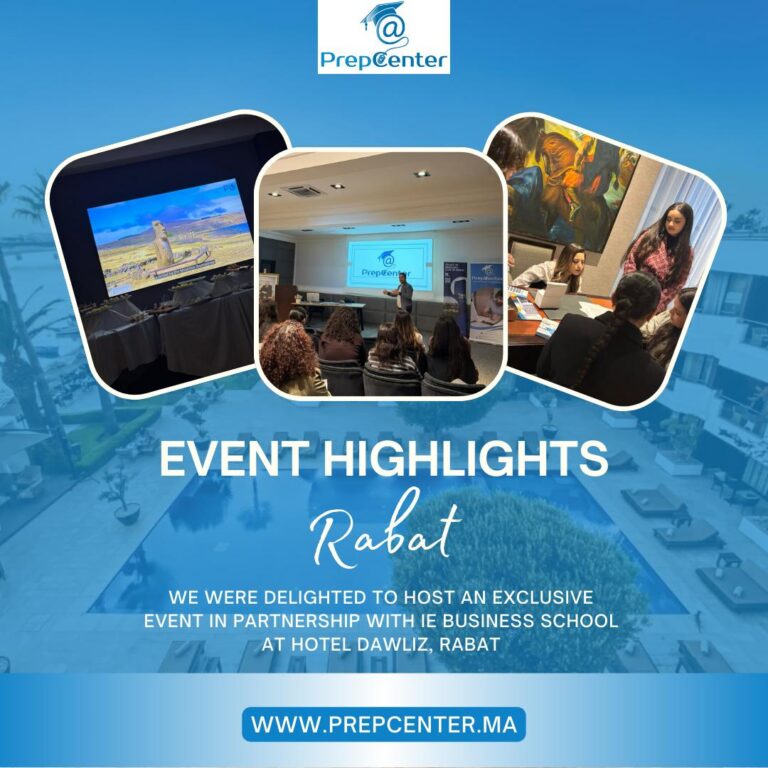 Event PrepCenter & IE Madrid – Hotel Dawliz Rabat – 11 Février 2026